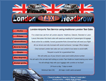 Tablet Screenshot of londontaxiheathrow.co.uk